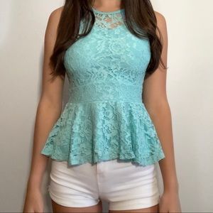 Youth/Teen Flared Bottom Lace Top